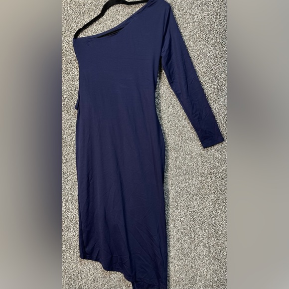 NWT Long Sleeve One Shoulder Bodycon Cocktail Dress Size Medium - Picture 5 of 7